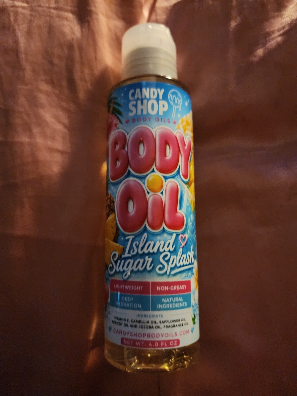 NWOT Candy Shop Island Sugar Splash Body Oil!! Moisturizing! Non-Greasy!!